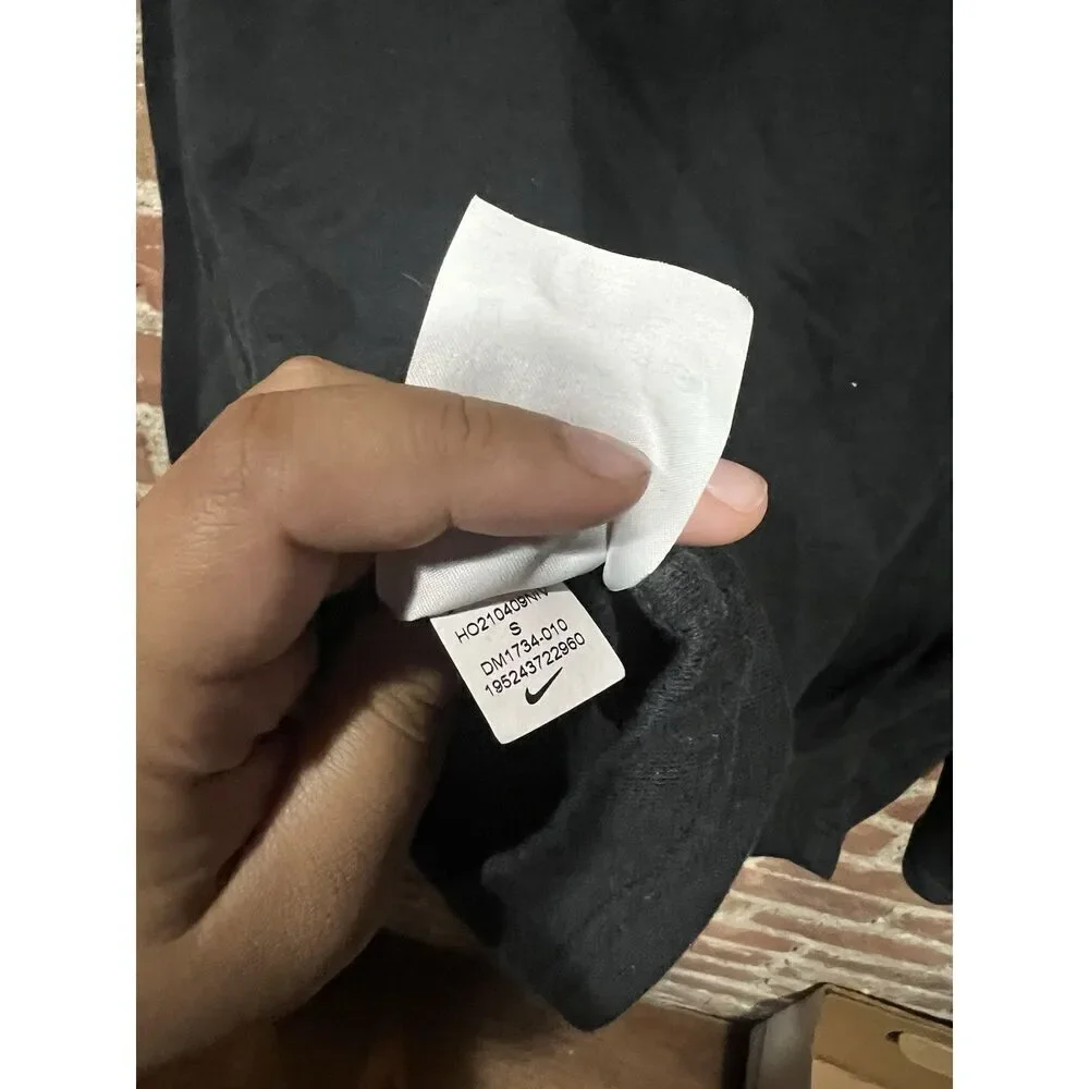 Womens Nike Funnel Neck Hoodie Black Small